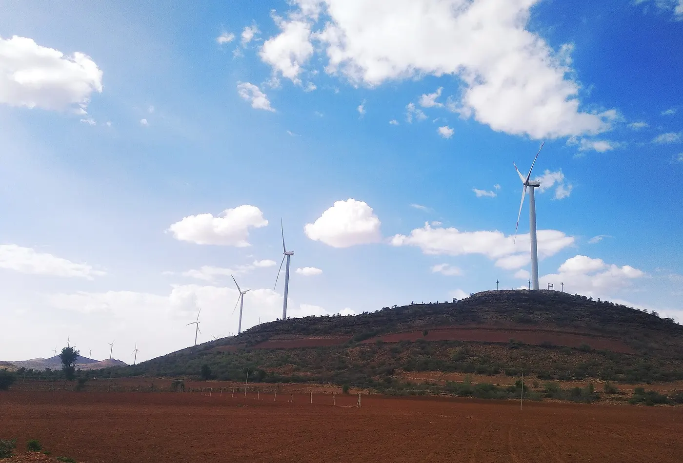 Wind & Solar Hybrid Land